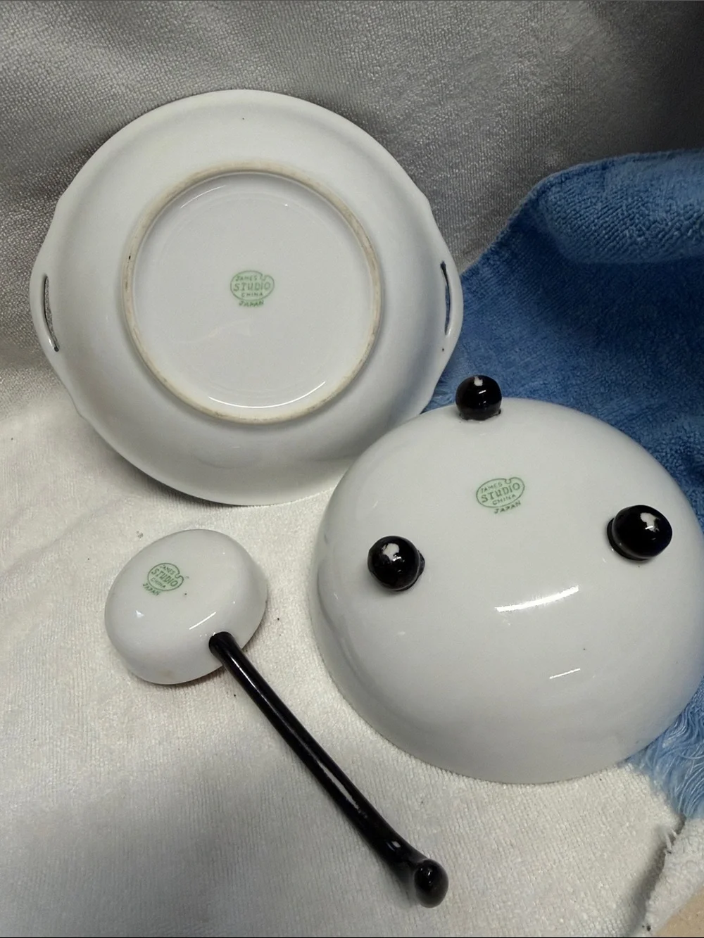Lusterware James Studio Mayonnaise Set…Vintage
